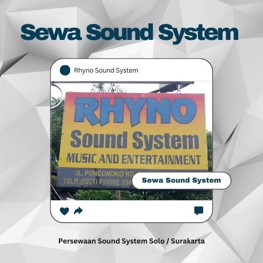 Sound System Profesional untuk Acara di Nusukan
